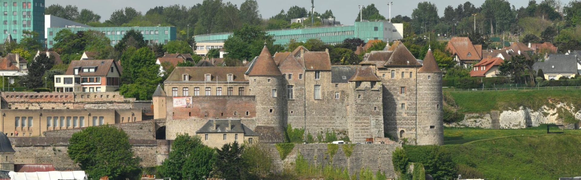 demenageur à dieppe ville vue du chateau