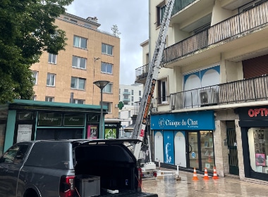 monte charges de déménagement thery à Rouen pour un appartement de centre ville